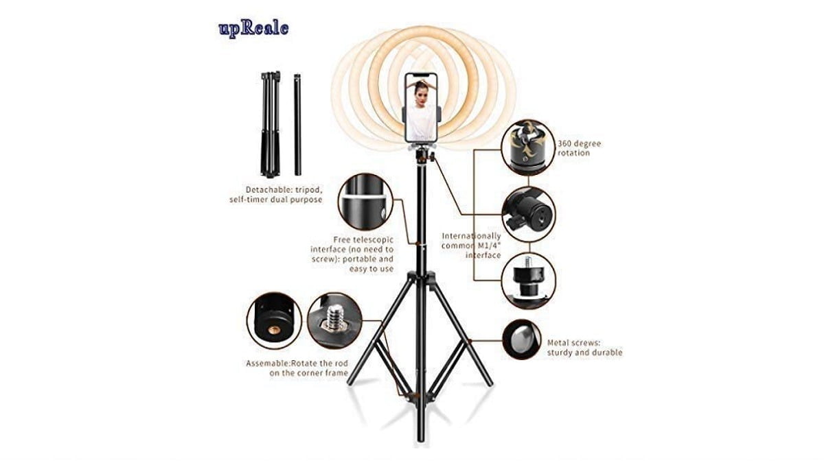 UpReale Ring Light Best-Affordable-Ring-Lights-YouTube