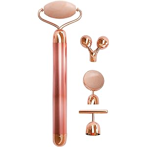 "Electric Jade Roller Massager for Glowing Skin