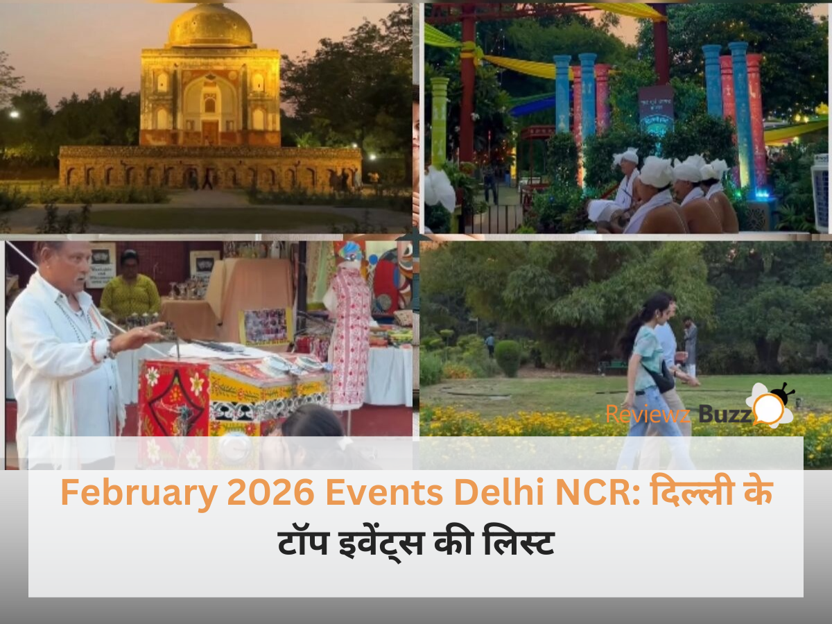 दिल्ली-एनसीआर में फरवरी 2026 के प्रमुख कार्यक्रमों का आनंद लेते लोग।