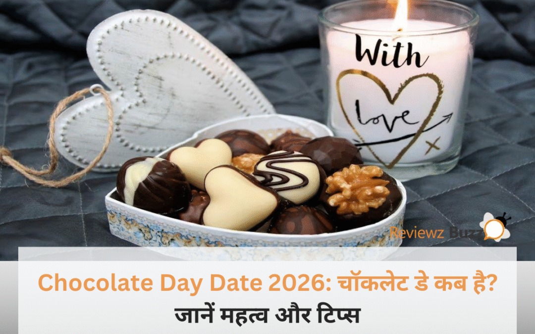 Chocolate Day Date 2026 special heart shaped chocolate gift for partner.