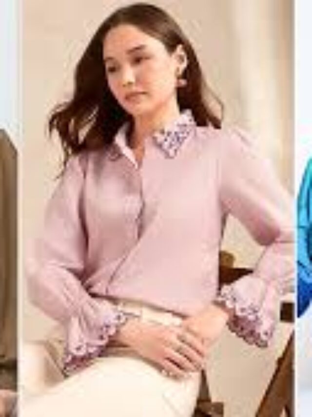 Satin Shirt Designs: Best Satin Shirt Styles for a Stylish Office Look