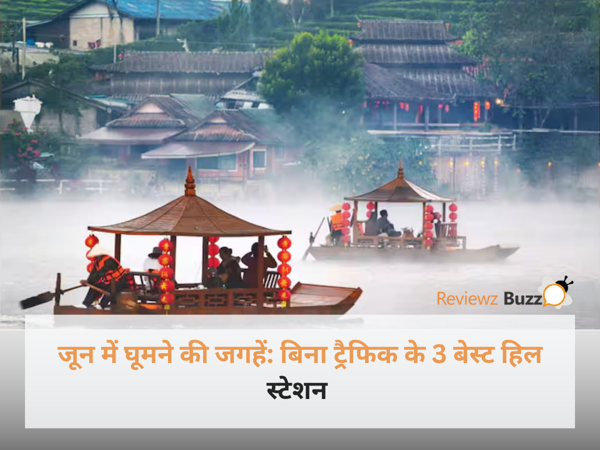 जून में घूमने की जगहें जैसे कनातल के शांत पहाड़ और घने देवदार के जंगल में घूमता एक कपल