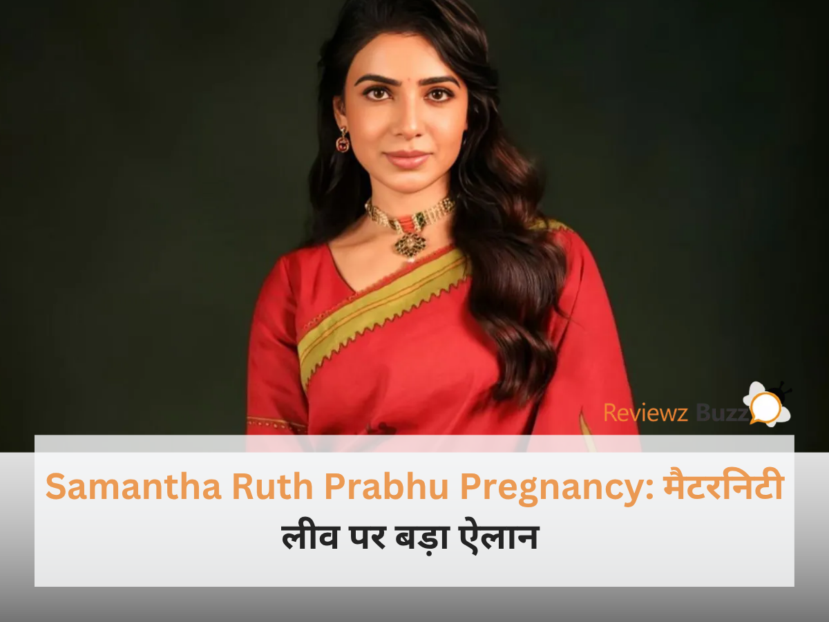 Samantha Ruth Prabhu flaunting baby bump, confirming pregnancy and taking maternity leave.